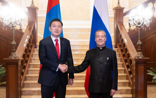 УИХ-ын дарга Н.Учрал “Нэгдсэн Орос” намын дарга Д.А.Медведевтэй уулзав